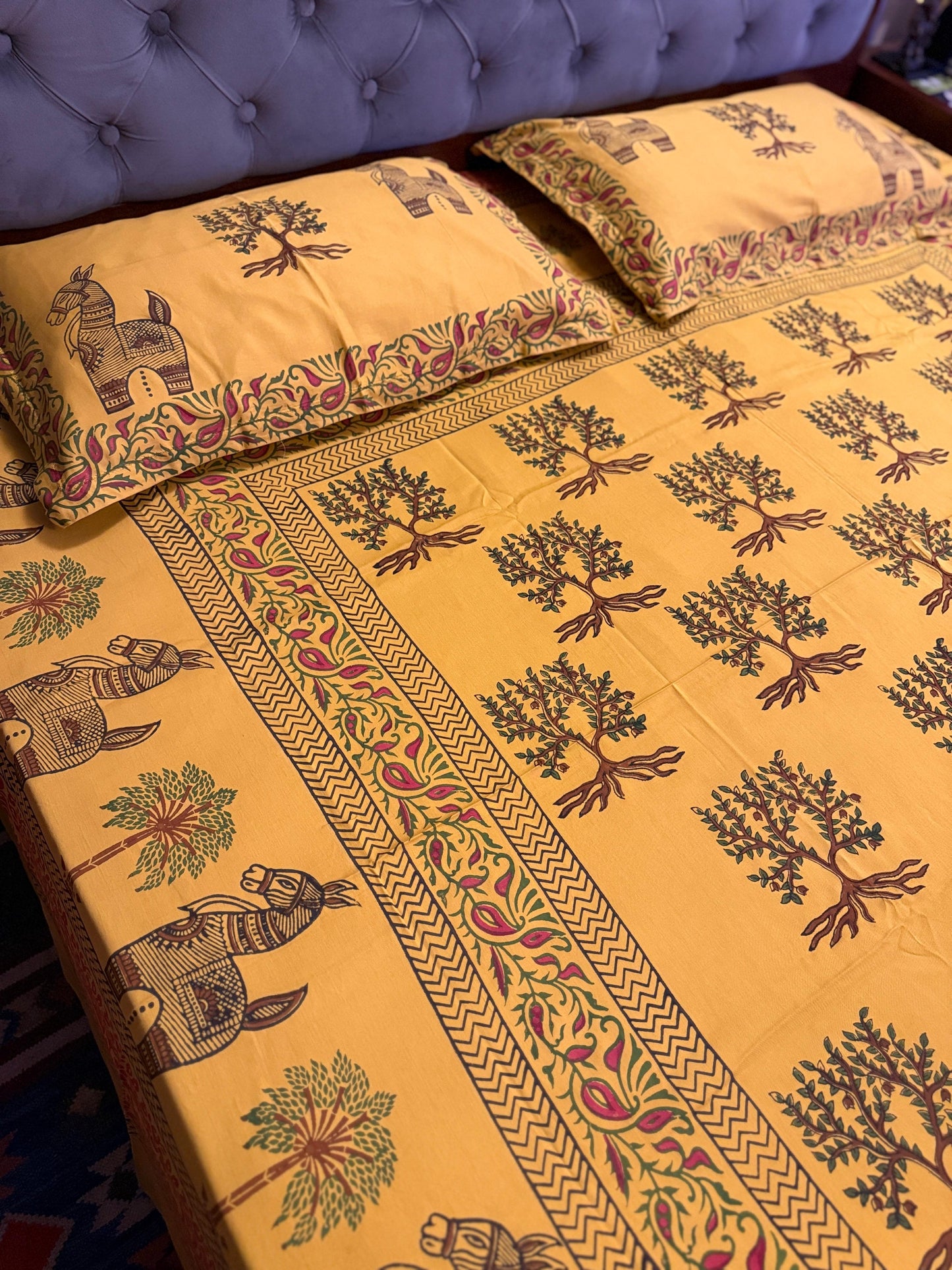 Ashva Double Bedsheet