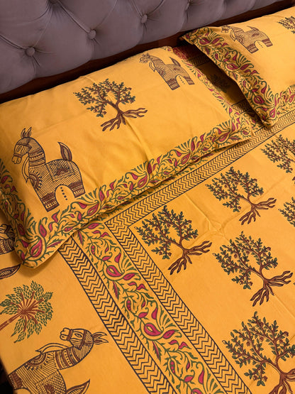 Ashva Double Bedsheet