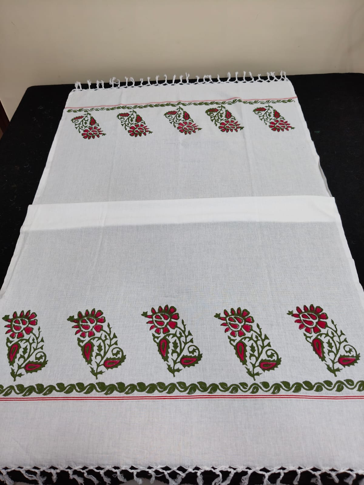 Suman - Hand Block Printed Cotton Towels (Set of 2)