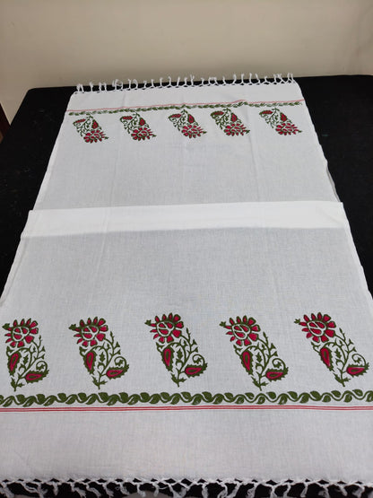 Suman - Hand Block Printed Cotton Towels (Set of 2)