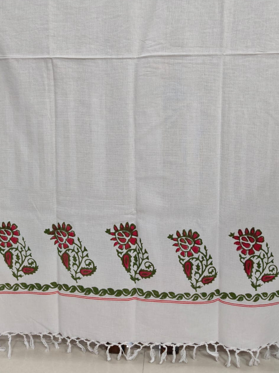 Suman - Hand Block Printed Cotton Towels (Set of 2)