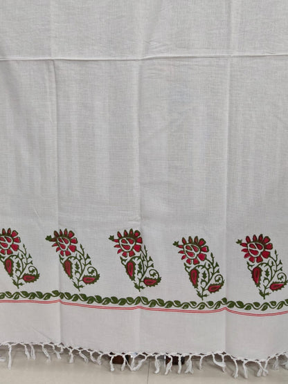 Suman - Hand Block Printed Cotton Towels (Set of 2)
