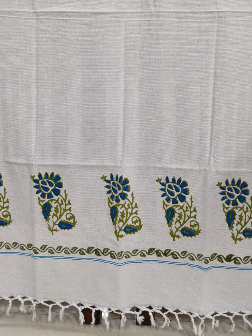 Suman - Hand Block Printed Cotton Towels (Set of 2)