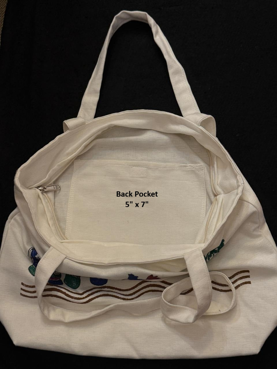 Equine Hues – Hand Block Printed Tote Bag