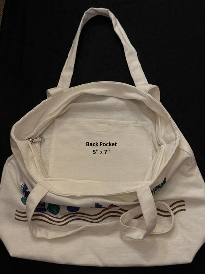 Equine Hues – Hand Block Printed Tote Bag