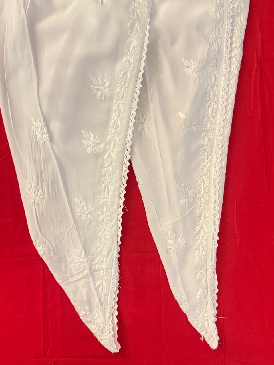 Dhoti Salwar (Chikankari Free Size Bottom)