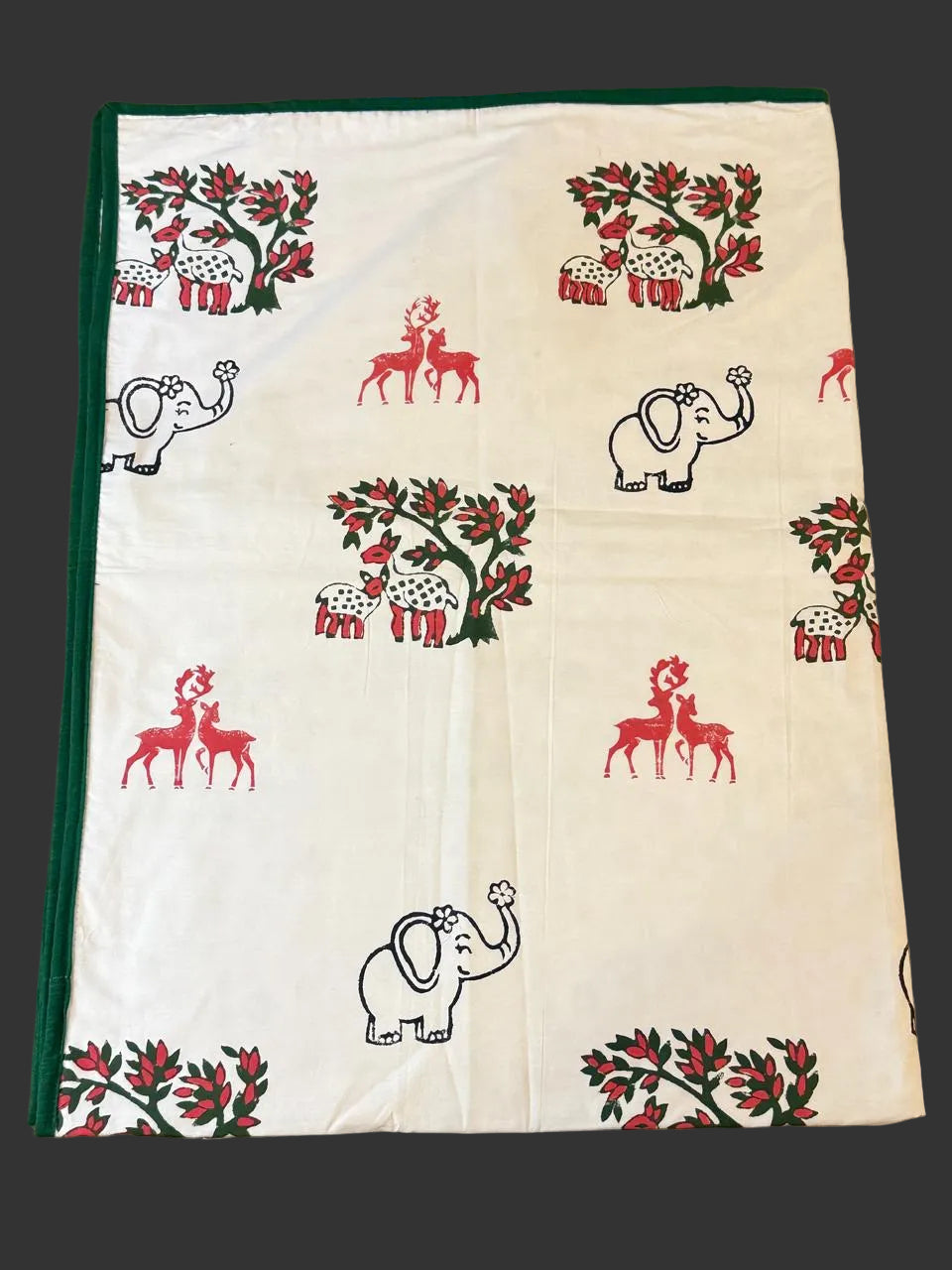 Forest Whispers: 3-Layered Reversible Dohar for Kids (0–7 Years)