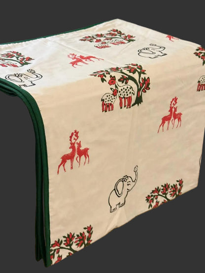 Forest Whispers: 3-Layered Reversible Dohar for Kids (0–7 Years)
