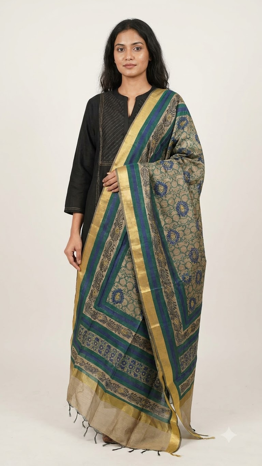 Usha – Chanderi Silk Dupatta